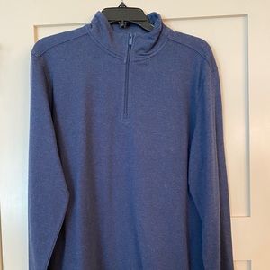 Southern Tide Heather True Navy 1/4 Zip Pullover